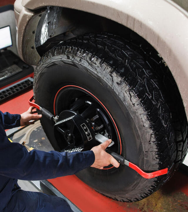 Wheel alignment in Ashmore