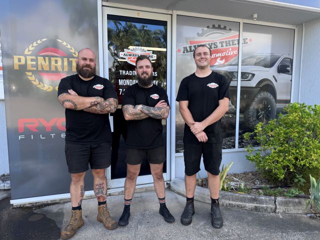 Always There Automotive Southport mechanic team